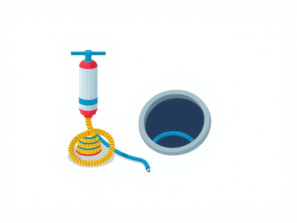 Nettoyage d'une canalisation bouchée à Luisant